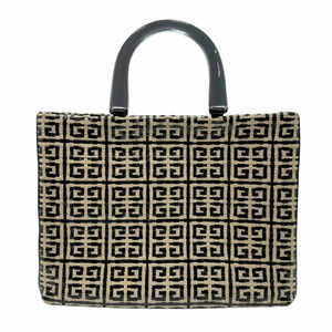 Givenchy 4G handbag structured tote woven beige Tan